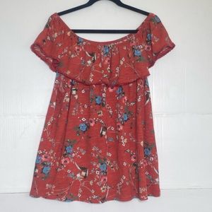 Saint johns bay extra large, red floral, convertible top